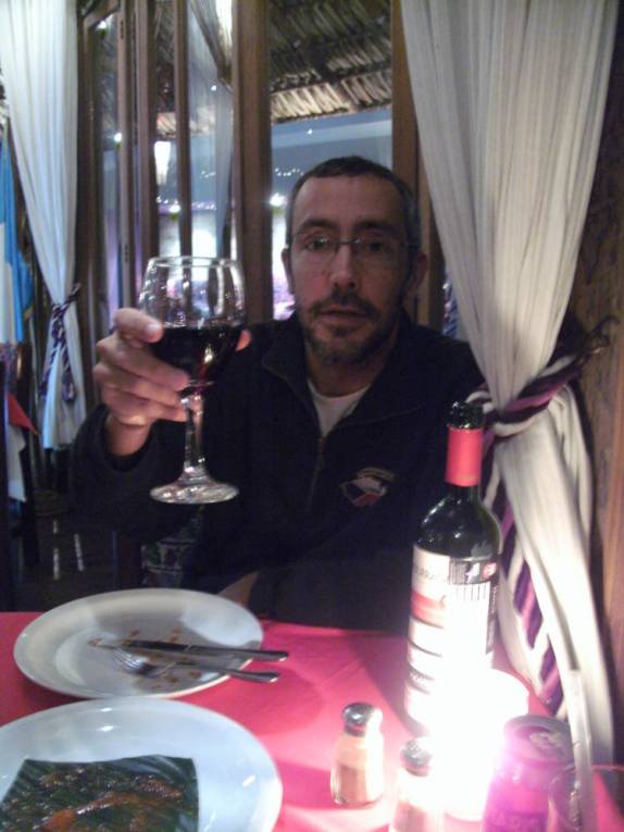 Um brinde à Guatemala, no restaurante Kacao, na Cidade da Guatemala, capital do país